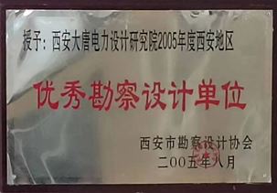 優秀勘察設計單位